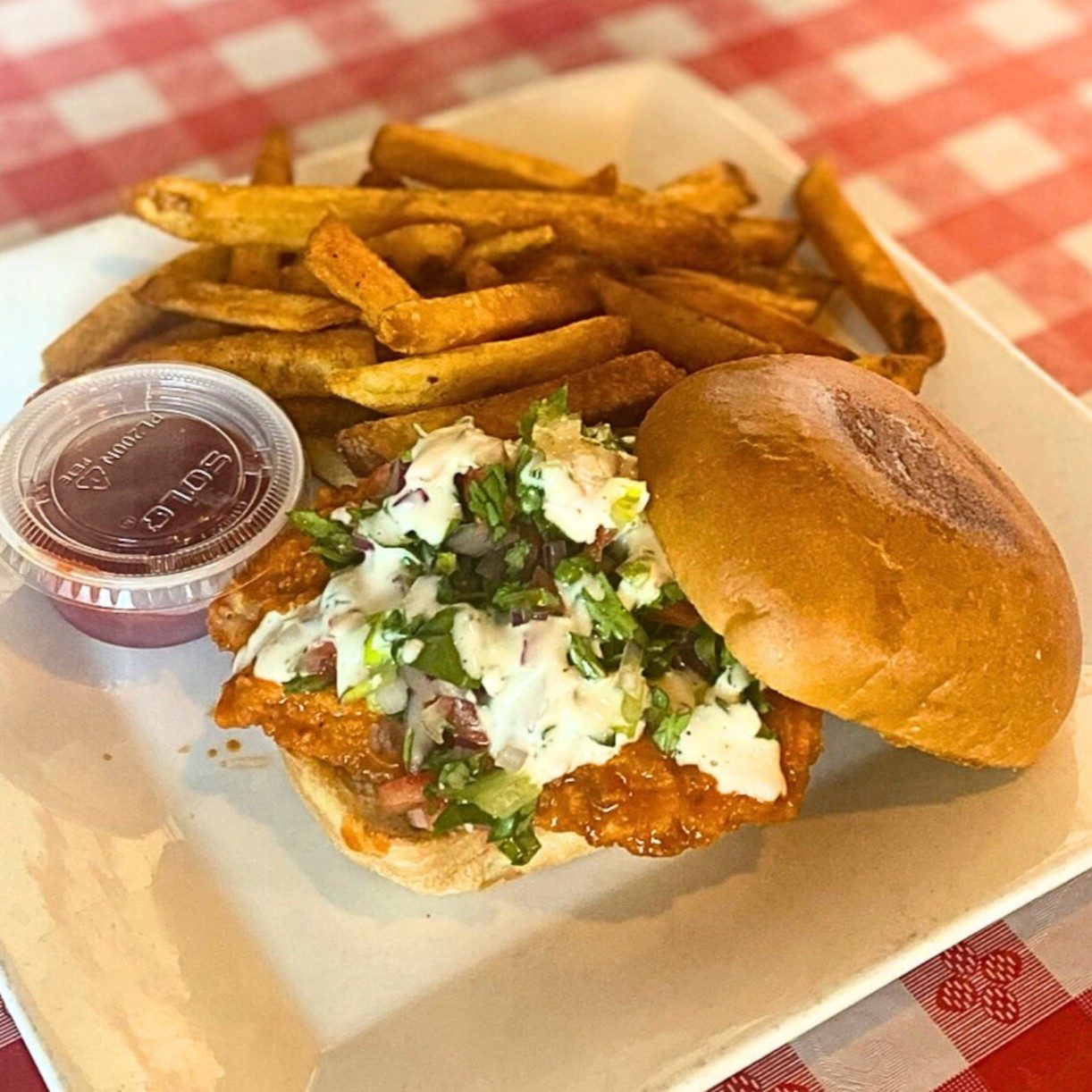 Chicken Burger.