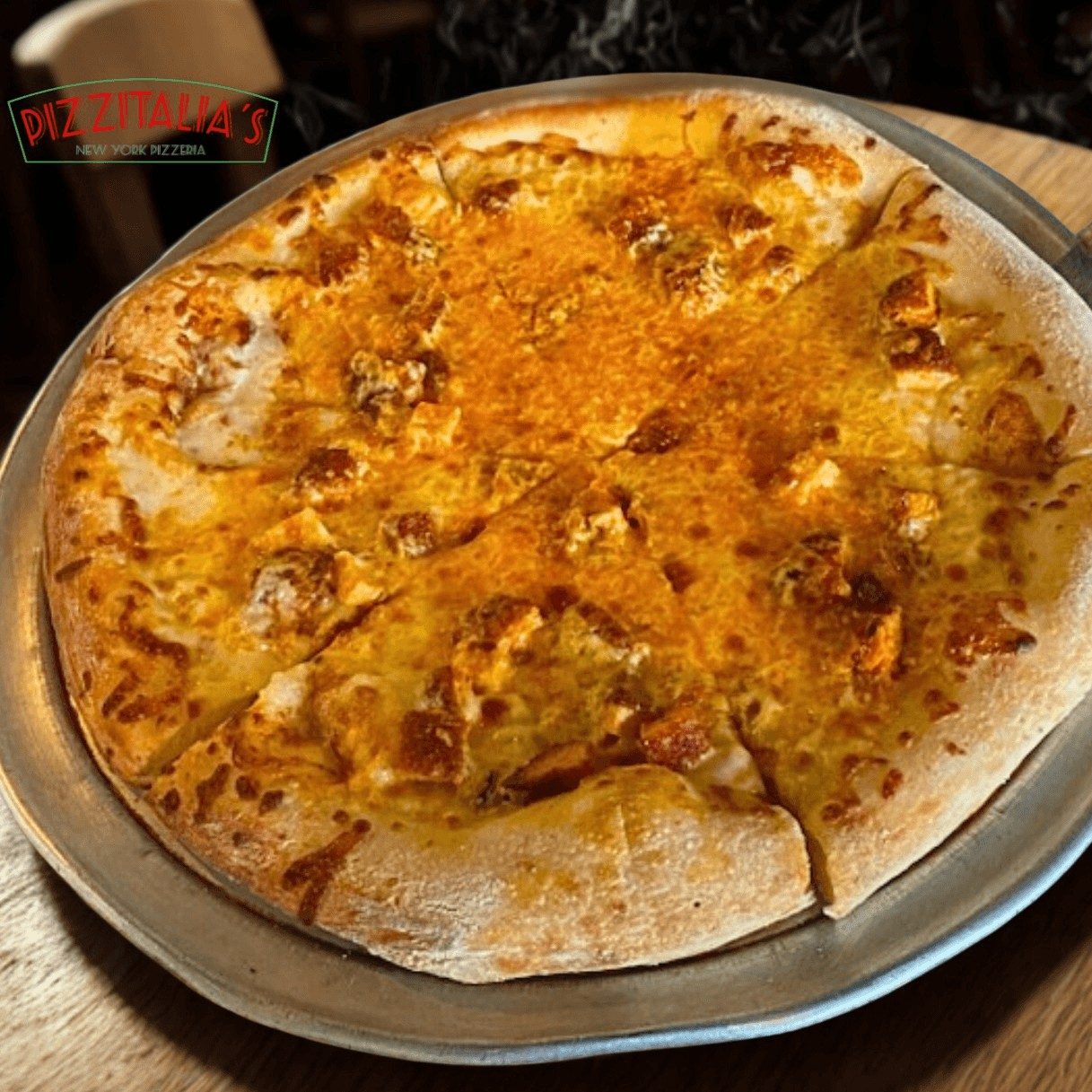 Buffalo Chicken Pizza.