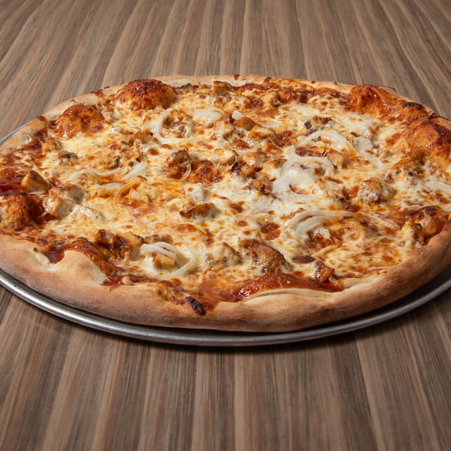 BBQ Chicken Pizza.
