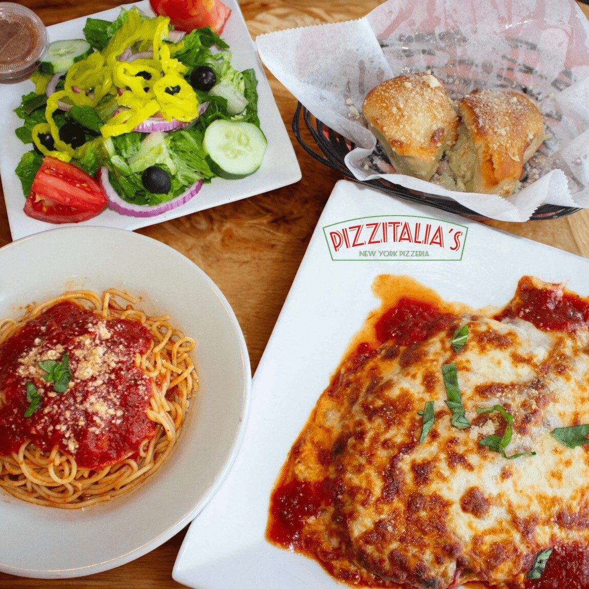 Eggplant Parmigiana.