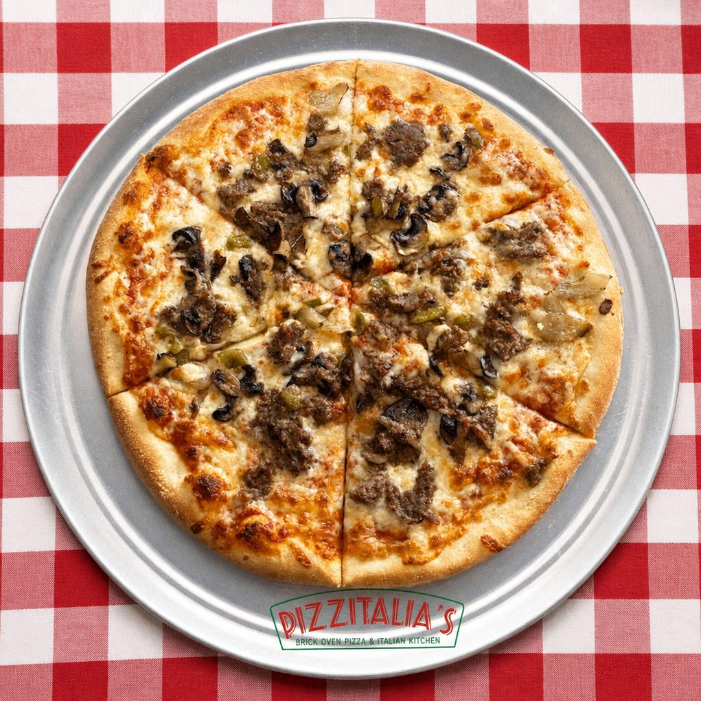 Steak Pizza.