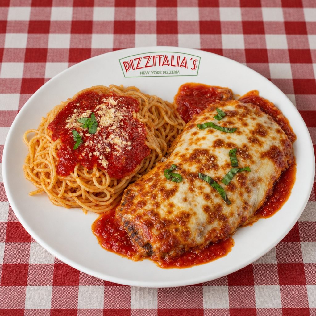 Eggplant Parmigiana.