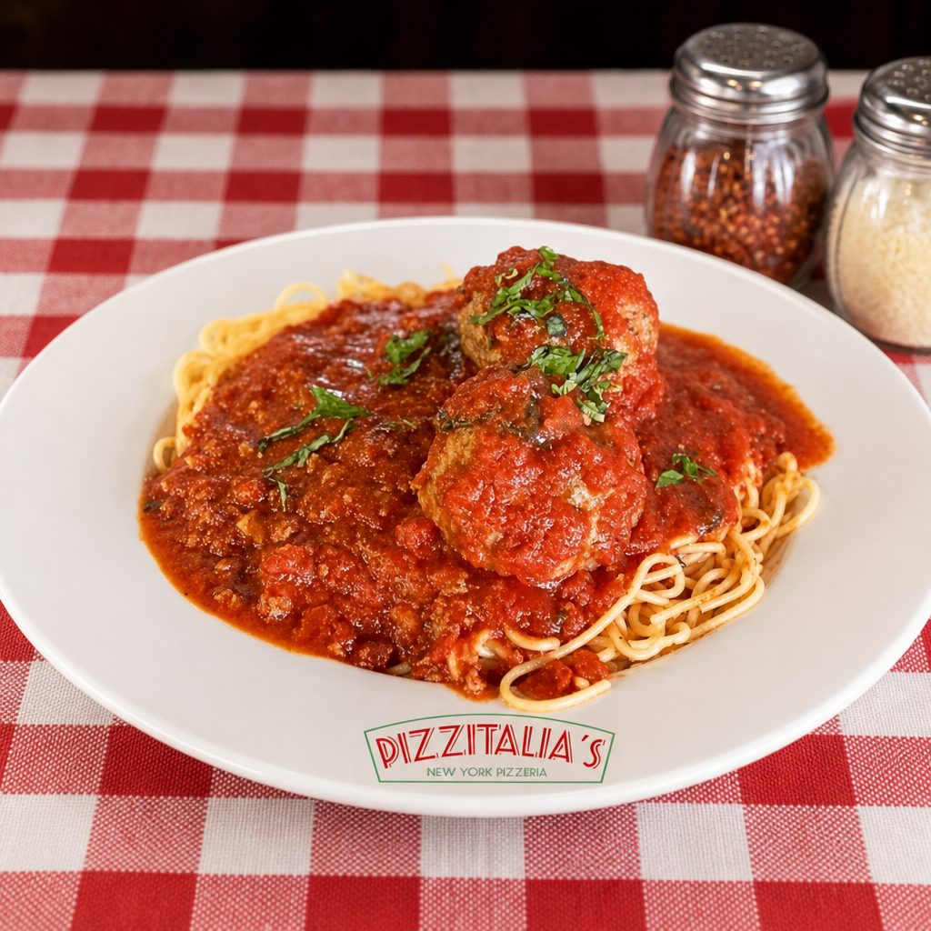 Pasta with Meatballs.