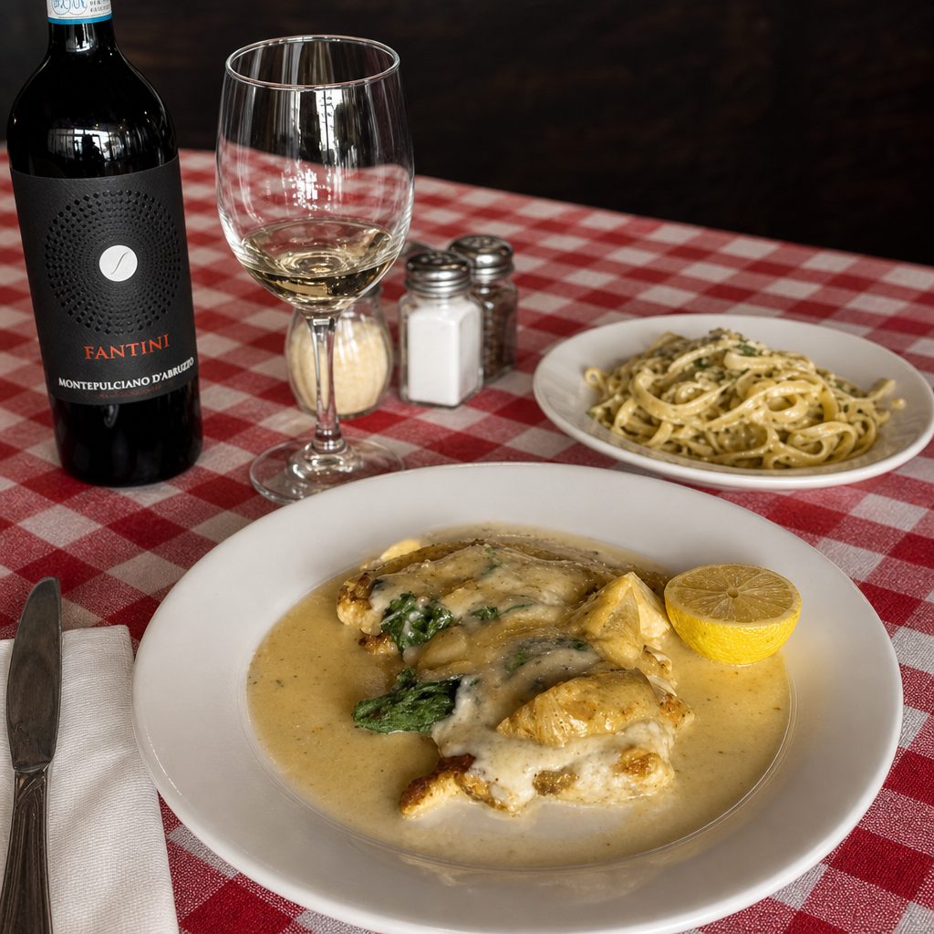 Veal Florentine.