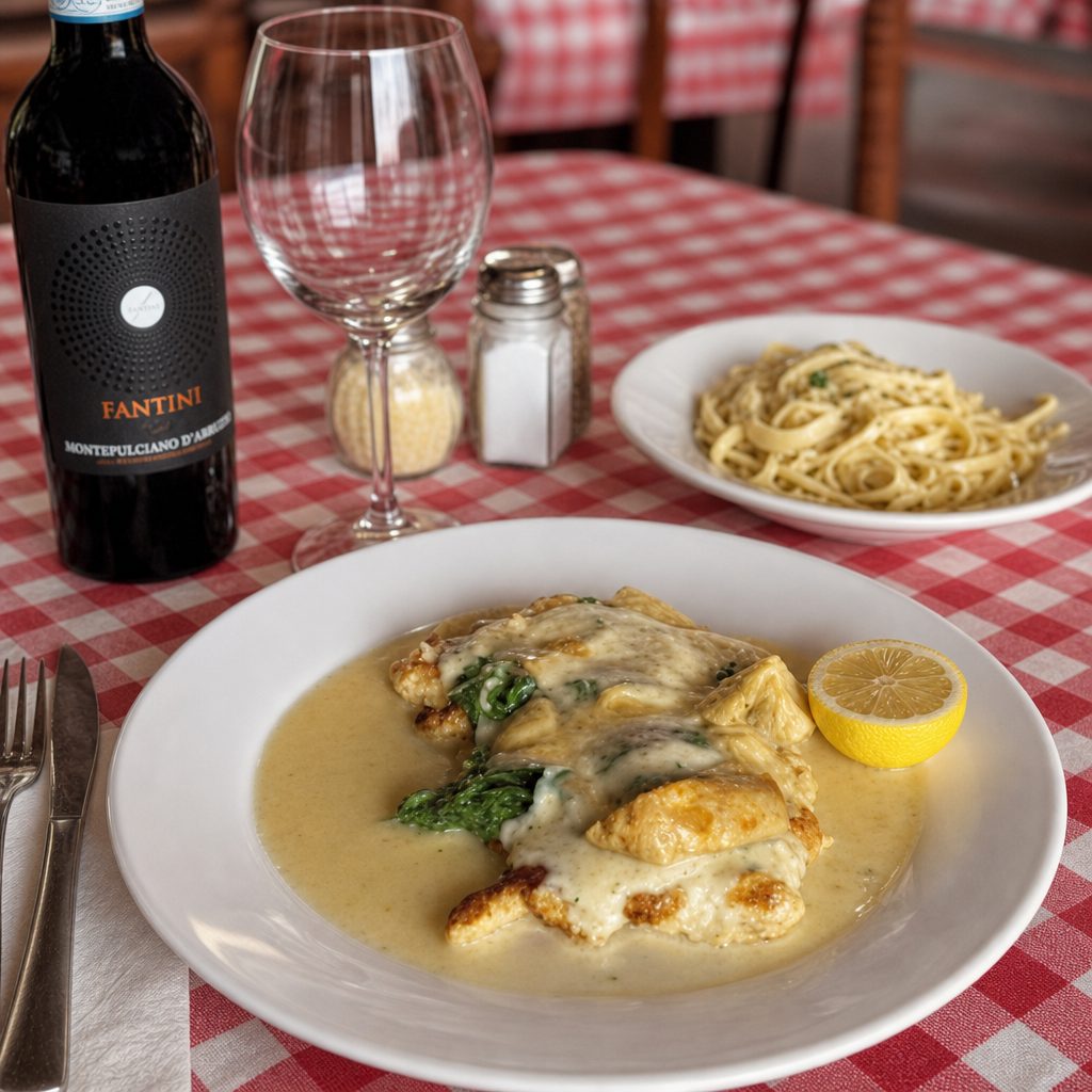 Veal Florentine.