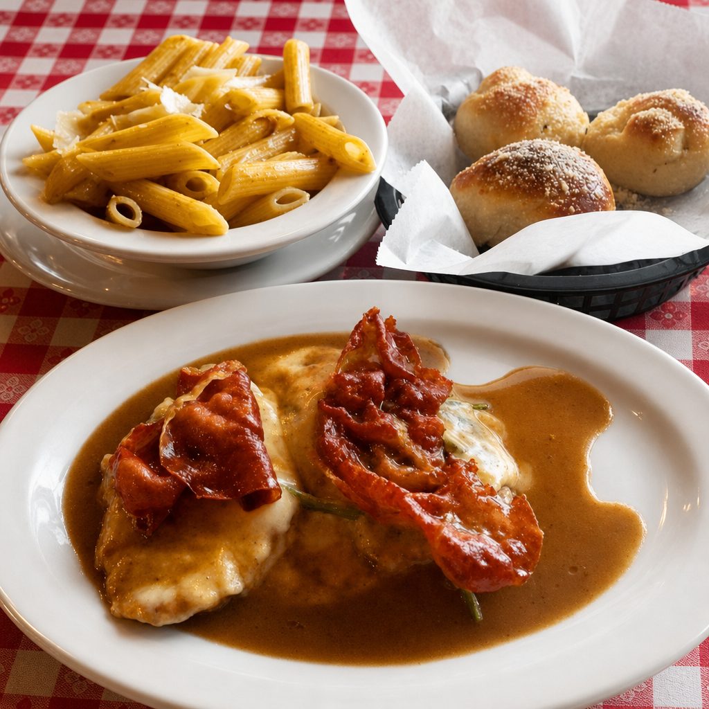 Chicken Saltimbocca.