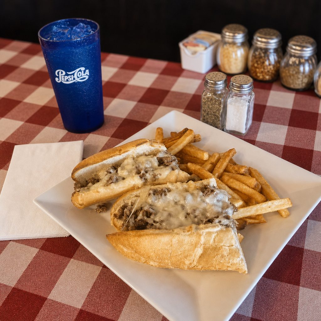 Philly Cheesesteak Sub.