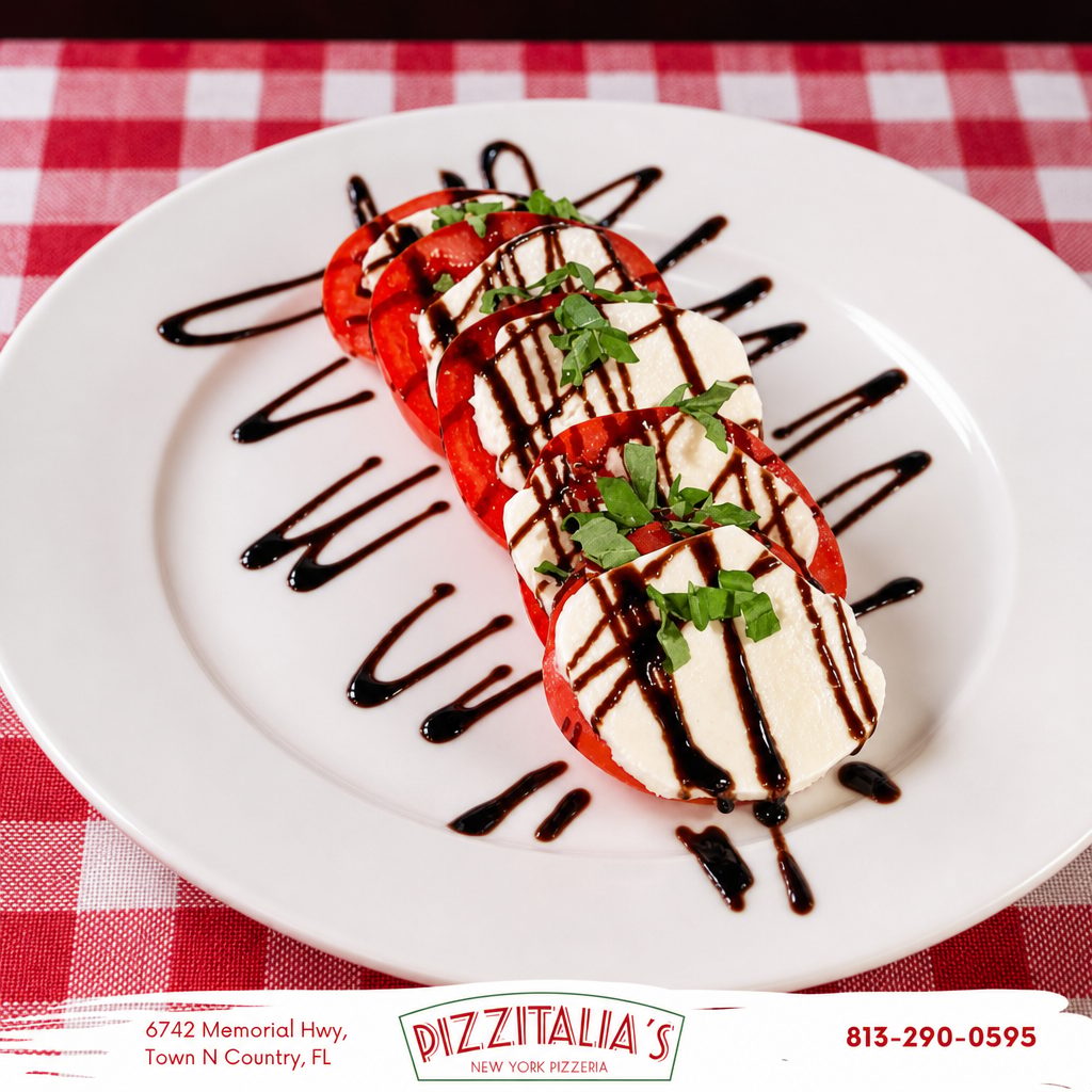 Mozzarella Caprese.