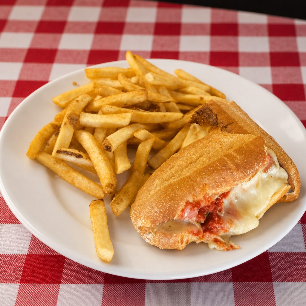 Sausage Parmigiana Sub.
